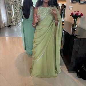 Green Lehenga